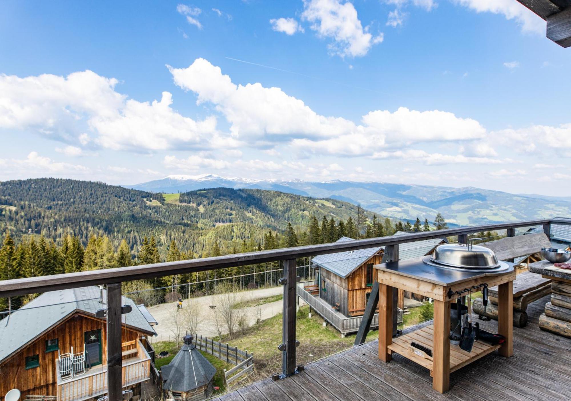 1A Chalet "Wolke" Wandern, Grillen, Wellness Im Traumhaus Wolfsberg Esterno foto