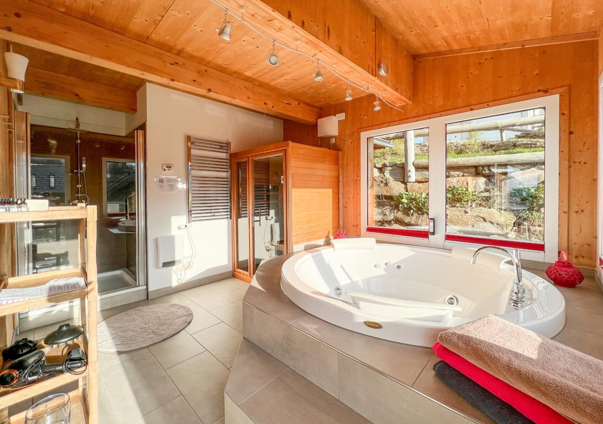 1A Chalet "Wolke" Wandern, Grillen, Wellness Im Traumhaus Wolfsberg Esterno foto