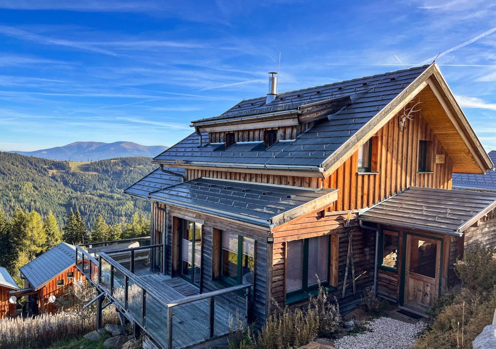 1A Chalet "Wolke" Wandern, Grillen, Wellness Im Traumhaus Wolfsberg Esterno foto