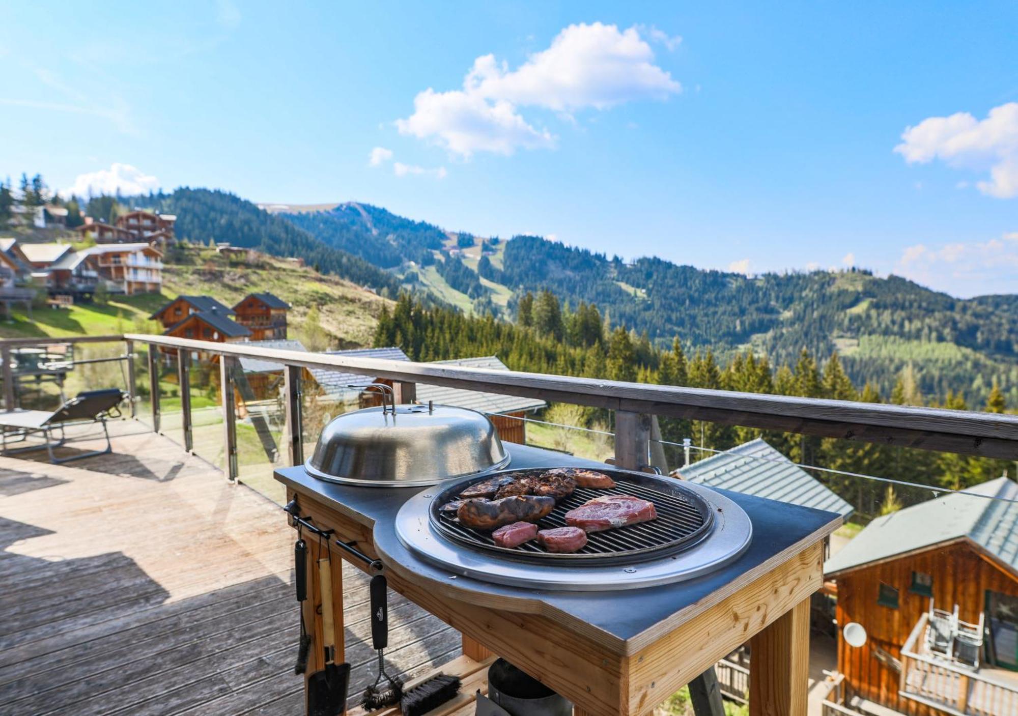 1A Chalet "Wolke" Wandern, Grillen, Wellness Im Traumhaus Wolfsberg Esterno foto