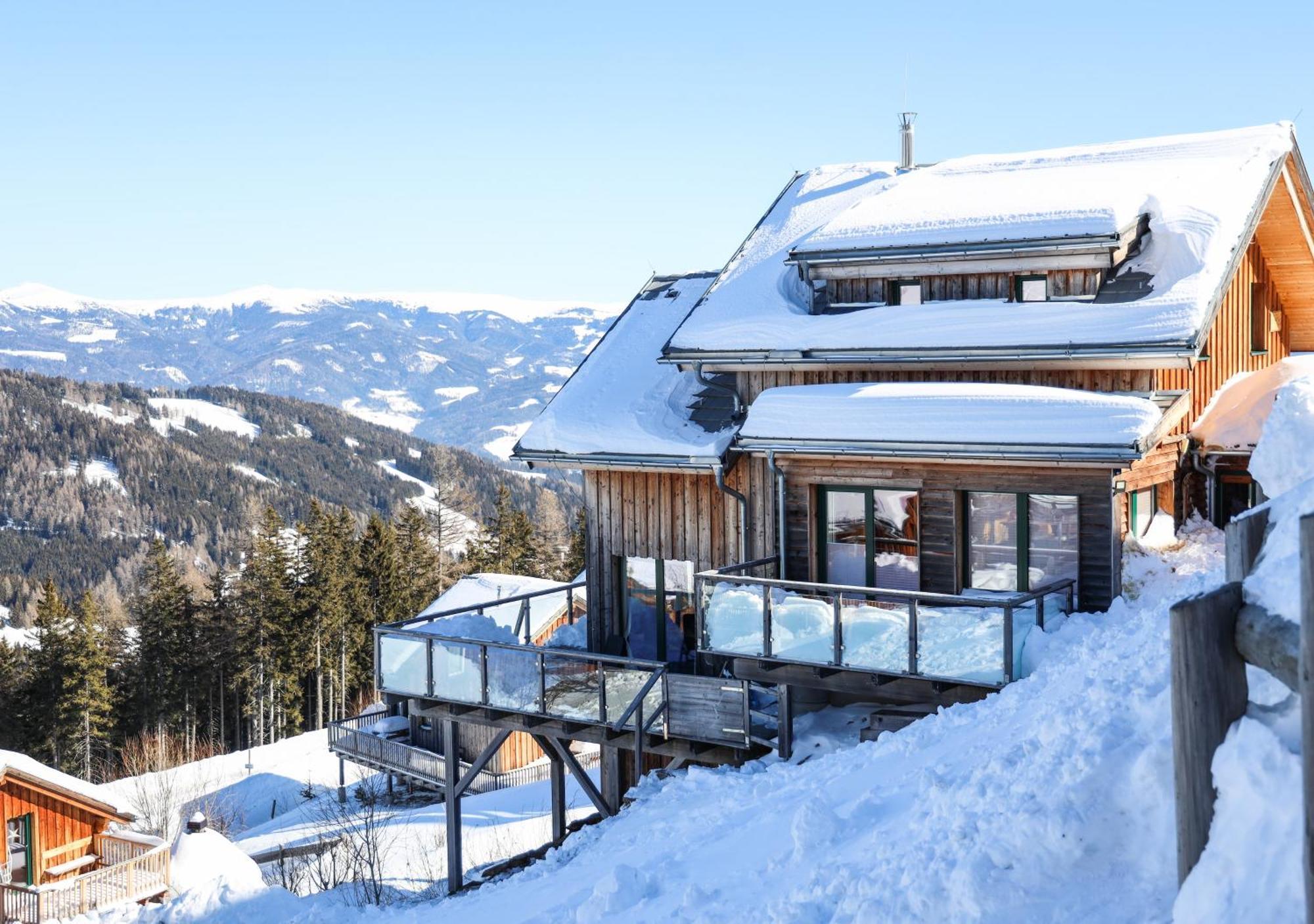 1A Chalet "Wolke" Wandern, Grillen, Wellness Im Traumhaus Wolfsberg Esterno foto